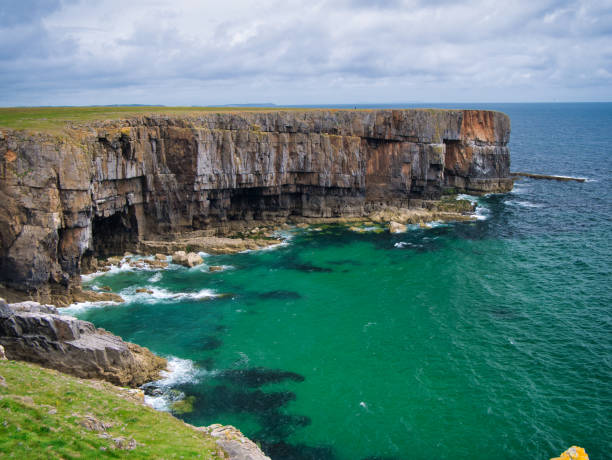 istock Coastal cliffs in Pembrokeshire, South Wales, UK, as viewed from the Coast Path 1163619517