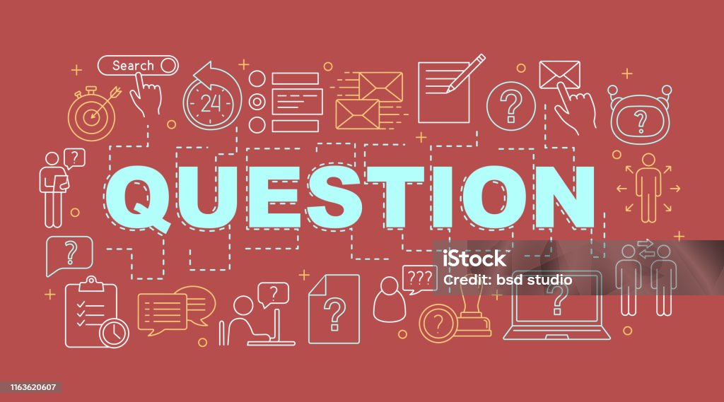 Question Banner Stock Illustration - Download Image Now - Advice ...