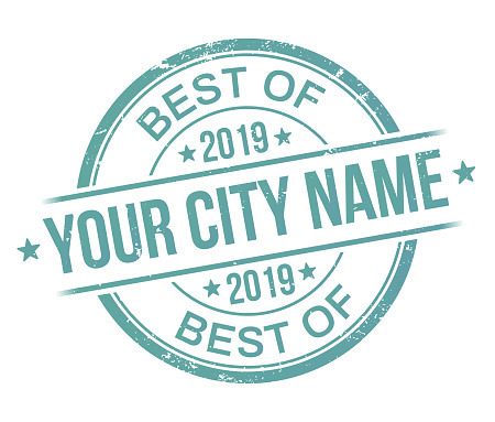 Best of 2019 your city stamp recommendation award badge.