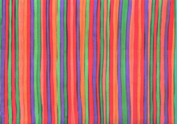 istock Marker painting. Multicolor vertical stripes. Grunge hand drawn texture for background. Raster illustration 1163631155