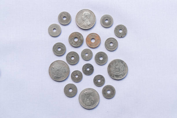 istock Thai currency coins have been used a hundred years ago. 1163643141