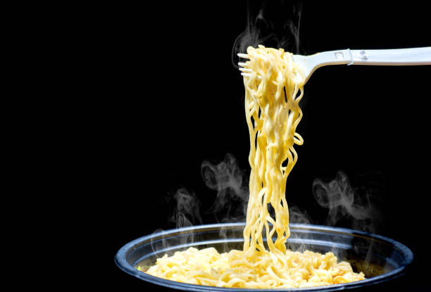 istock People eat the noodles with fork 1163655143