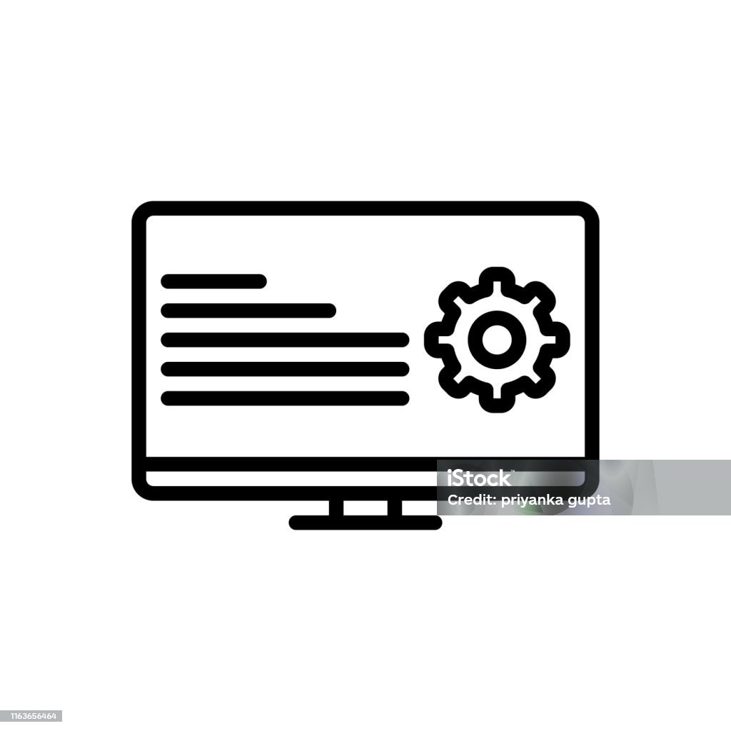 Programmatic Coding Stock Illustration - Download Image Now - Icon ...