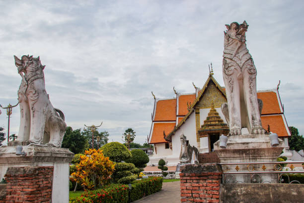 wat phumin tempel,nan,thailand - wat phumin stock-fotos und bilder