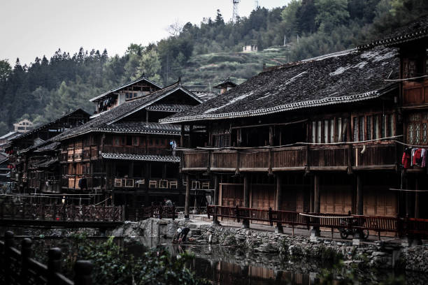 istock The buildings in old village. 1163658757