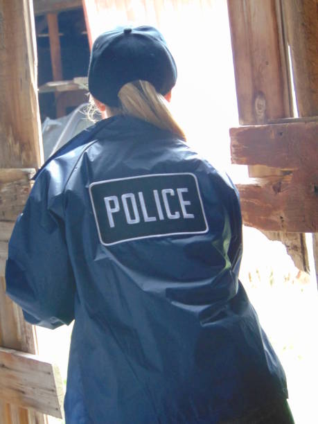 istock Female police officer 1163658984