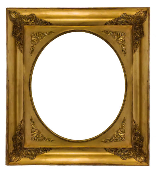 antique golden textured masterpiece frame