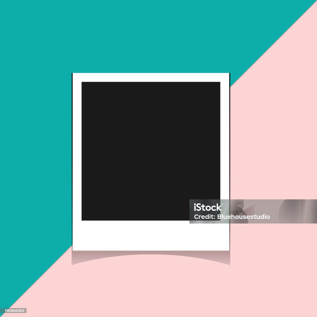 Frame Vector 2 Color Frame On A Twocolor Background Stock Illustration - Download Image Now ...