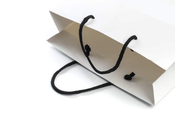 istock Paper bag on white background. Mockup for design - Image 1163670615