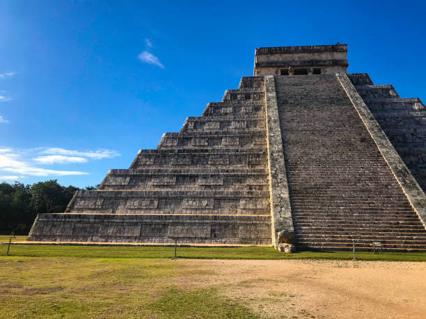 istock Temple of Kukulcan, a Mesoamerican step-pyramid, Chichen Itza 1163673075