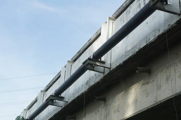 istock old cement bridge wall in country Thailand 1163673155