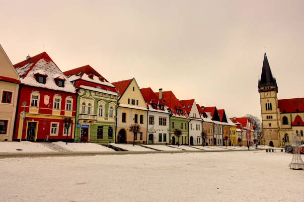 istock Bardejov in wintertime, Slovakia 1163674743