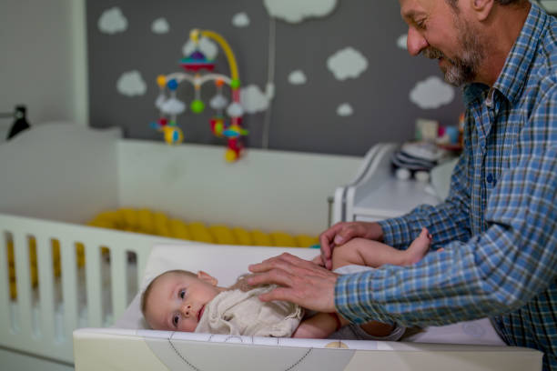 istock Grandfather and grandchild 1163685685