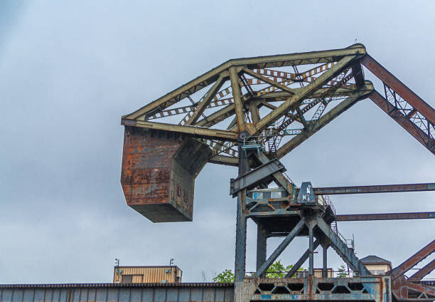 istock Counterweight on Trestle Bridge 1163699127