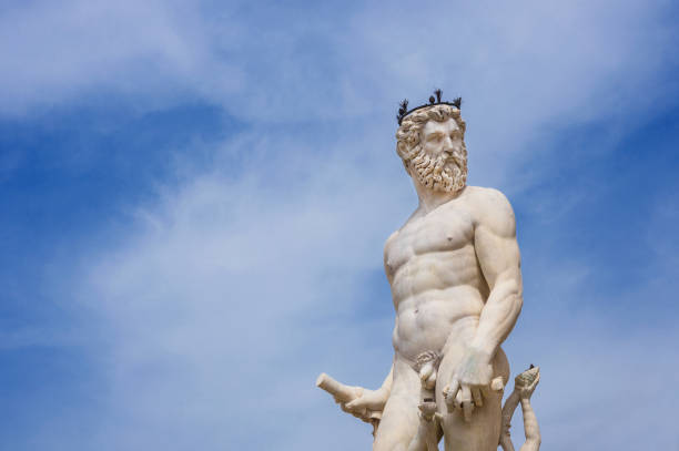 istock Neptune God of the Sea (with copy space) 1163700198