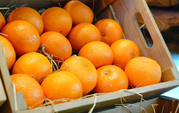 Russia, Box - Container, Bunch, Citrus Fruit, Clean