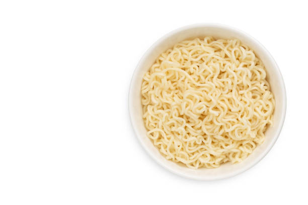 istock Instant noodles in ceramic bowl, 1163707452