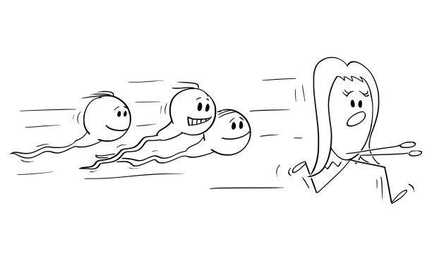 39 Drawing Of A Sperm Funny Illustrations & Clip Art - iStock
