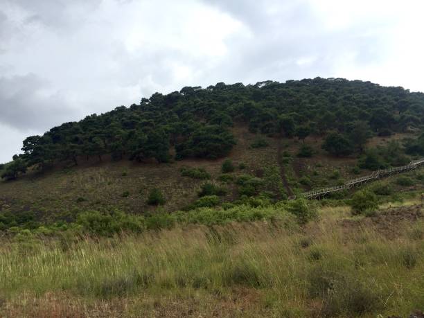 istock Kula Volcanic Geopark in Manisa in Turkey 1163710953