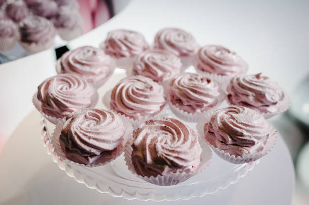 istock Candy bar. Table with sweets, candies, dessert. 1163717985