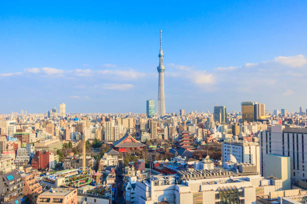 istock Modern Tokyo city view Japan 1163718932