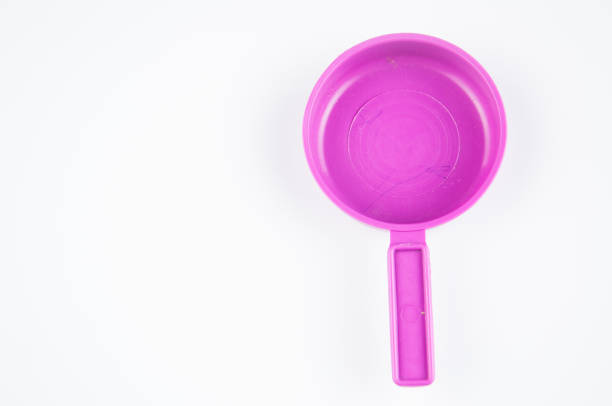 istock Pink children's pan isolated on white background.Copy space. 1163720626
