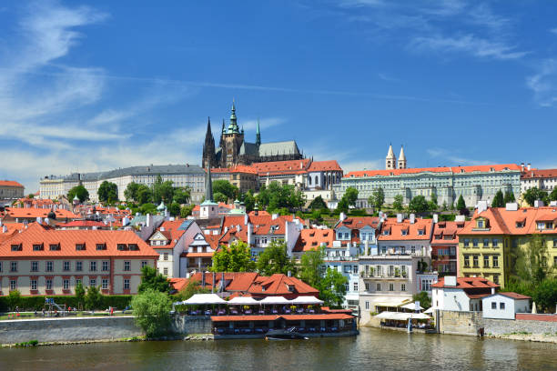 istock Castle and cathedral in Prague 1163723432