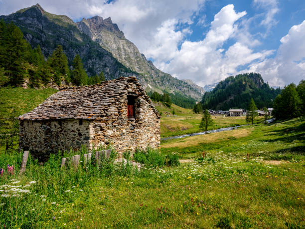istock River next to a mountain retreat 1163725285