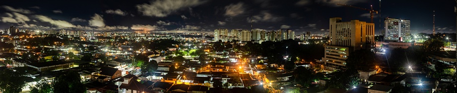 Manaus, Night Panorama, Aleixo Neighborhood