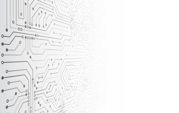 футуристическая векторная иллюстрация. высокотехнологичные технологии абстрактный фон. - circuit board stock illustrations