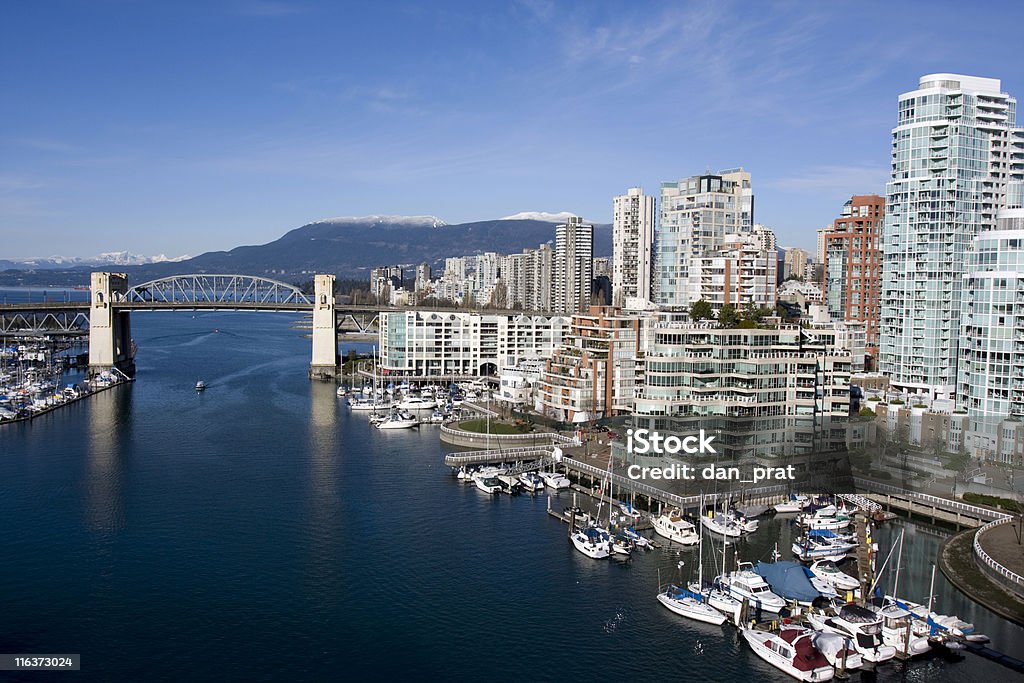 Der Innenstadt von Vancouver - Lizenzfrei False Creek Stock-Foto