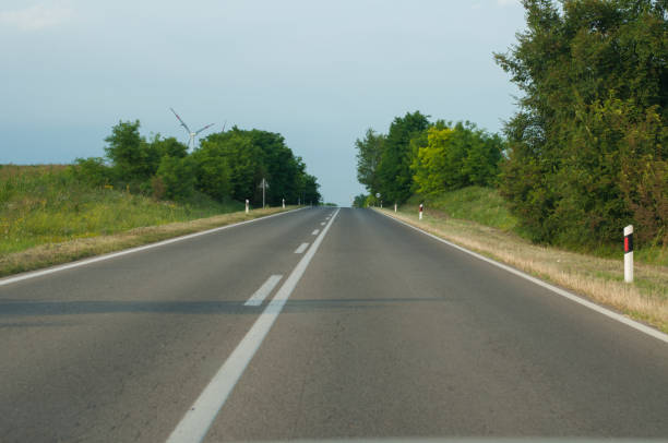 istock Road for motor vehicles in nature. 1163731860