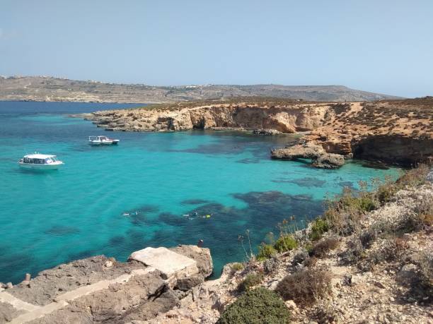 istock Blue lagoon beach, Comino island, Malta 1163733699