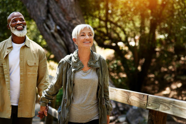 istock It's a good idea to hike through your golden years 1163733996