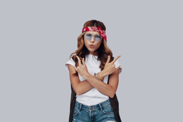 istock Attractive stylish young woman 1163734387