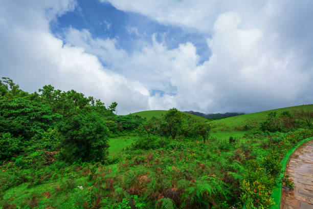istock Beautiful green mountains of Vagamon 1163735670