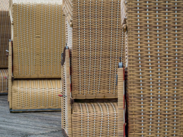 beach chairs german north sea