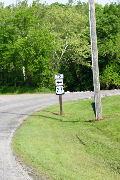 istock Route Sign on the Roadside 1163738735