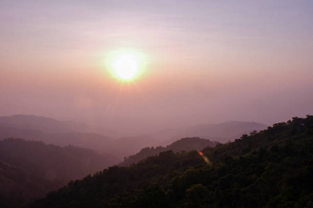 istock dramatic scene of sky and moutain 1163741397