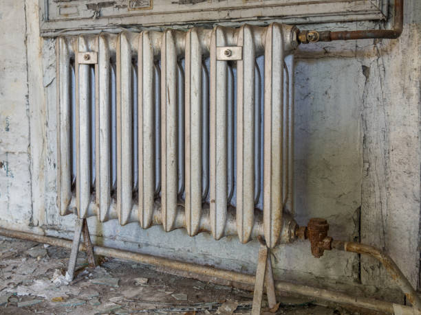 istock Heater in old factory 1163741452