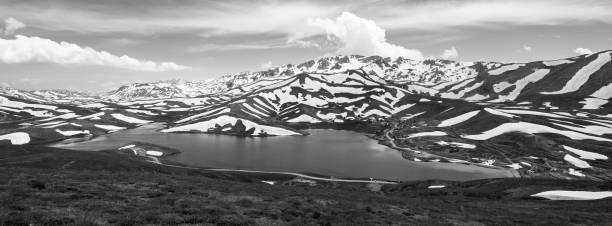 istock Snowy Mountain and lake 1163741540