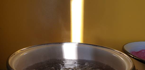 istock Boil water in a saucepan. Cooking in the kitchen. 1163741572