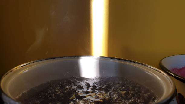 istock Boil water in a saucepan. Cooking in the kitchen. 1163741577