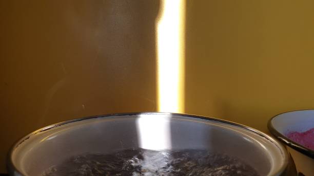 istock Boil water in a saucepan. Cooking in the kitchen. 1163741598