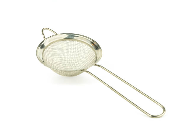 istock stainless sieve flour on white 1163741795