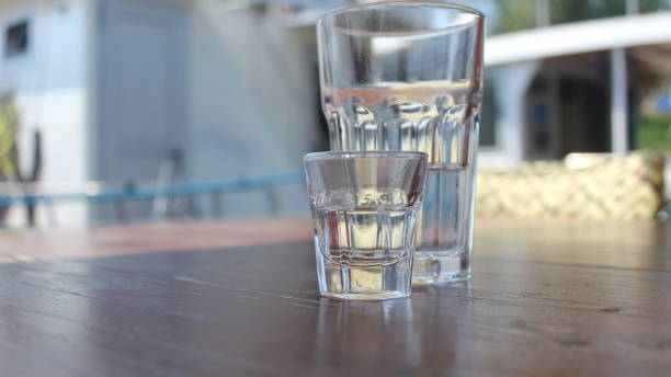 istock Drinking glass of mineral water 1163741964