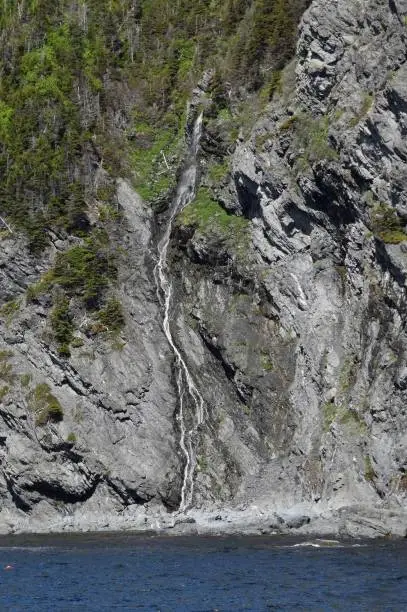 Photo of Lookout Hills waterfall, Gros Morne National Park