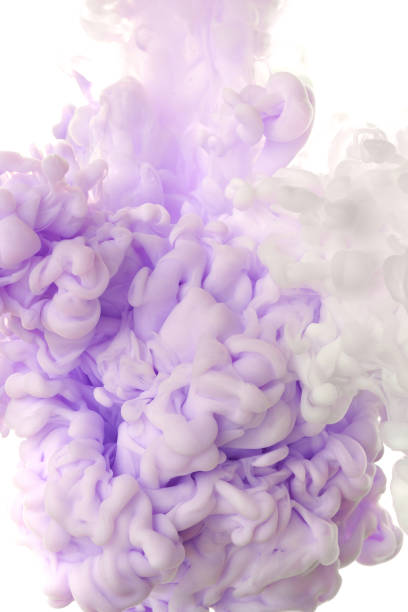 istock Ink in water. Splash acrilyc paint mixing. Multicolored liquid dye. Abstract  sculpture background color 1163758108