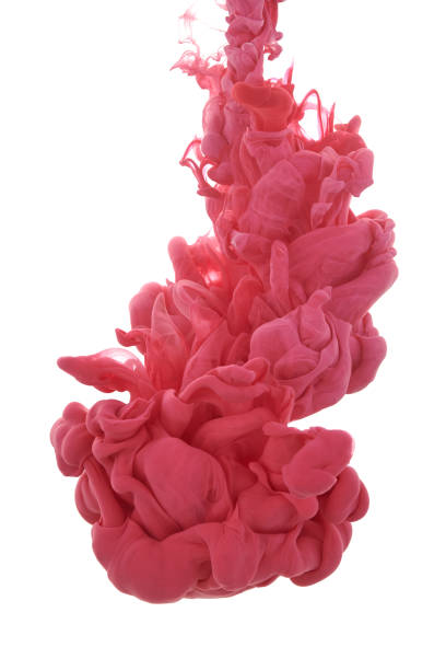istock Ink in water. Splash acrilyc paint mixing. Multicolored liquid dye. Abstract  sculpture background color 1163758148