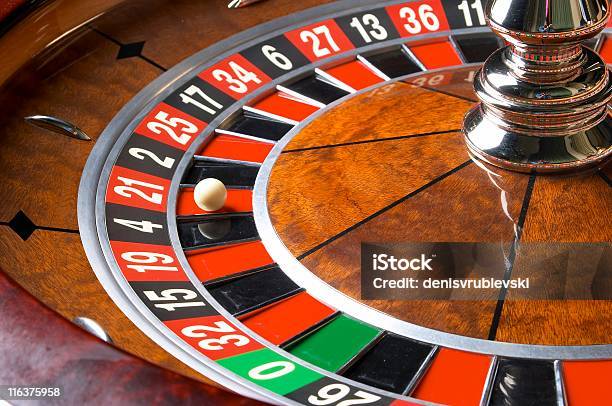 Casino Roulette Stock Photo - Download Image Now - Adventure, Black Color, Chance